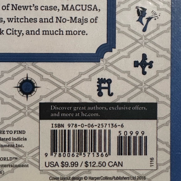 Fantastic Beasts and Where To Find Them A Book Of 20 Postcards To Color NWT - Picture 3 of 5